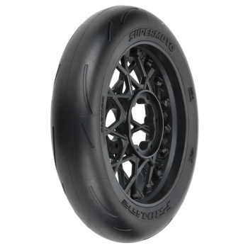 PRO1022210 1/4 Supermoto S3 Motorcycle Front Tire MTD Black (1): PROMOTO-MX